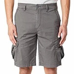 UNIONBAY Flex Waist Lightweight Cargo Shorts Color: Flint, Size: 32